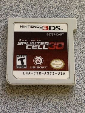 Nintendo 3DS Tom Clancy’s Splinter Cell 3D Game Card - White/Red